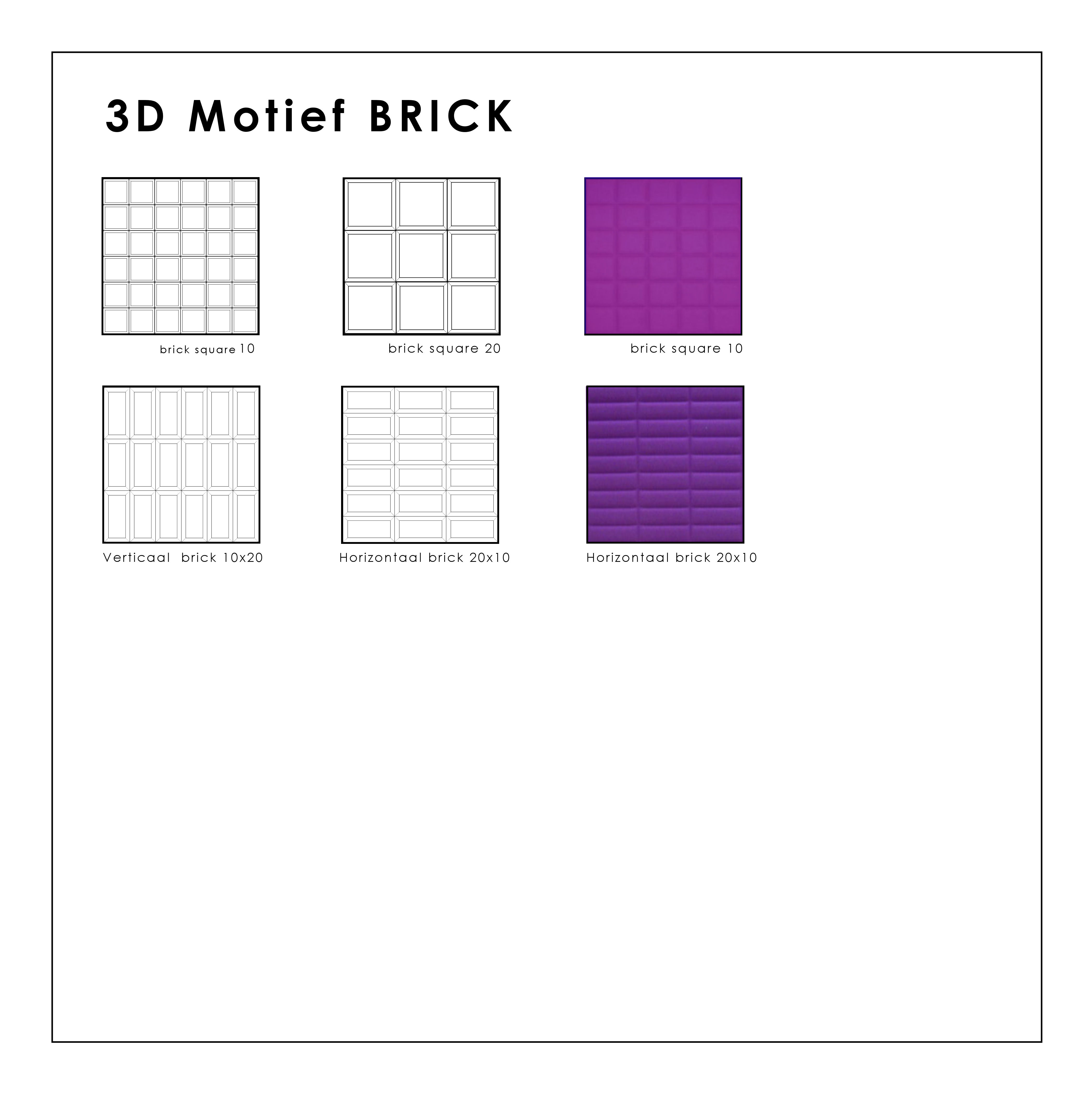 Overzicht 3-D Motief BRICK (3)